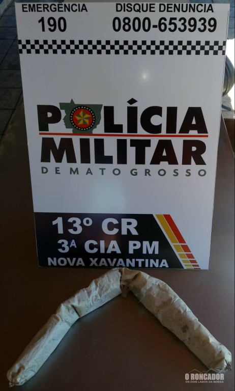 POLÍCIA MILITAR LOCALIZA ARTEFATO EXPLOSIVO EM NOVA XAVANTINA