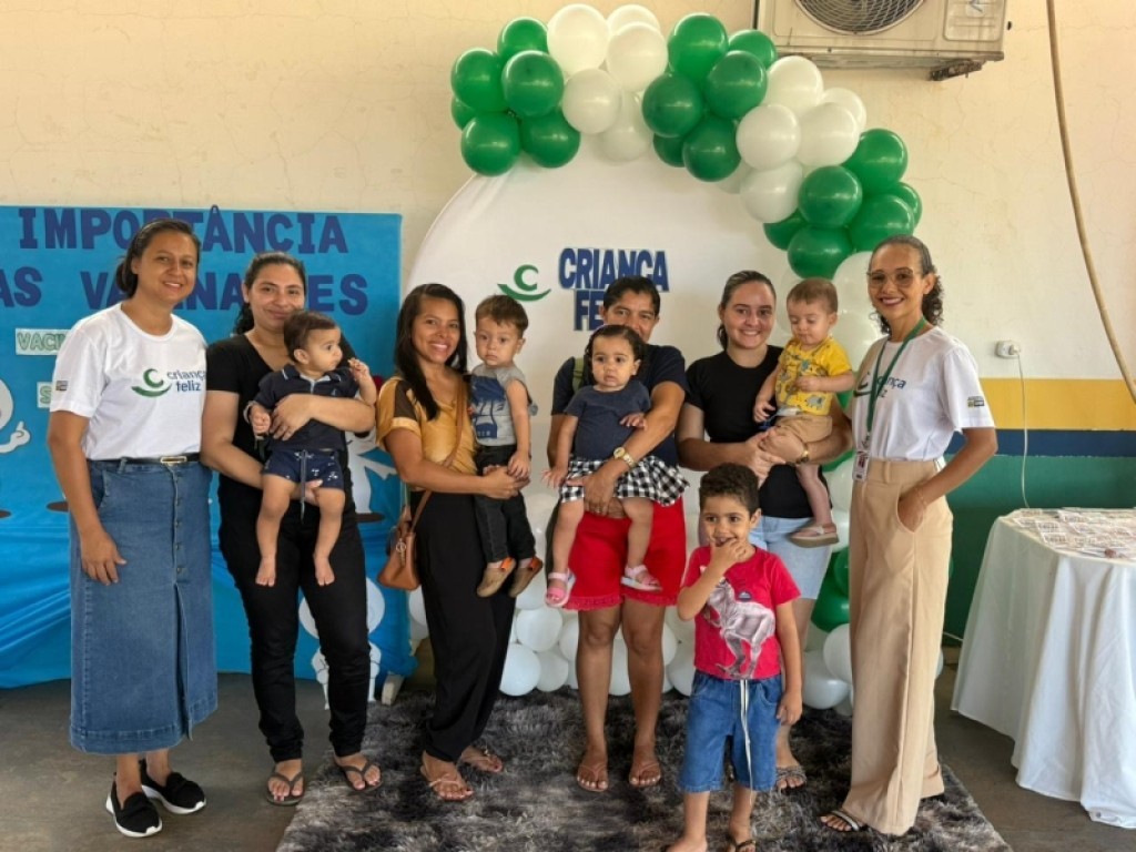 Prefeitura de Sinop reforça importância da vacinação infantil durante ação da Semana do Bebê