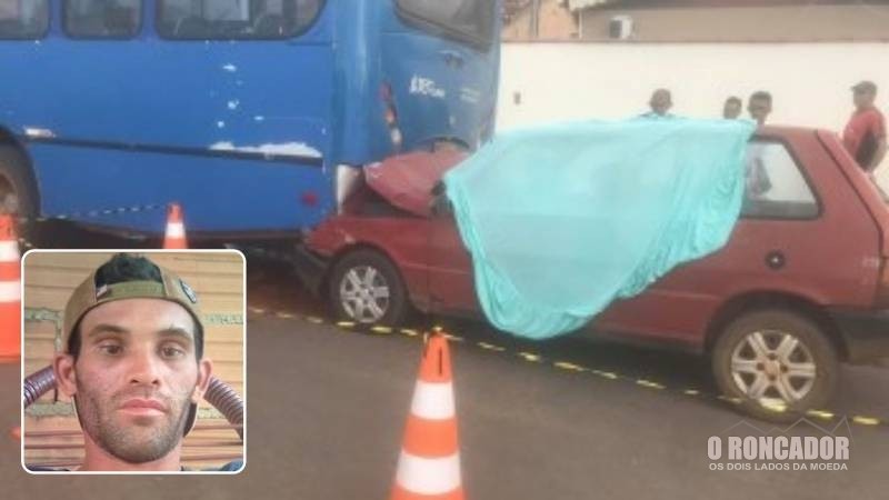 Condutor morre ao bater na traseira de ônibus em Querência