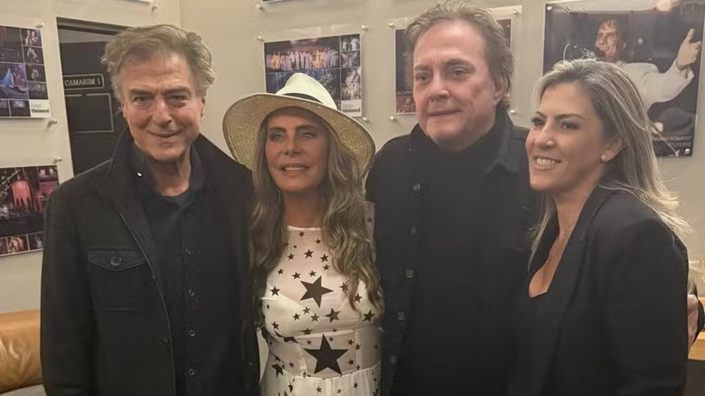 Fábio Jr. reencontra Bruna Lombardi e Carlos Riccelli: ‘Amigos há mais de 40 anos