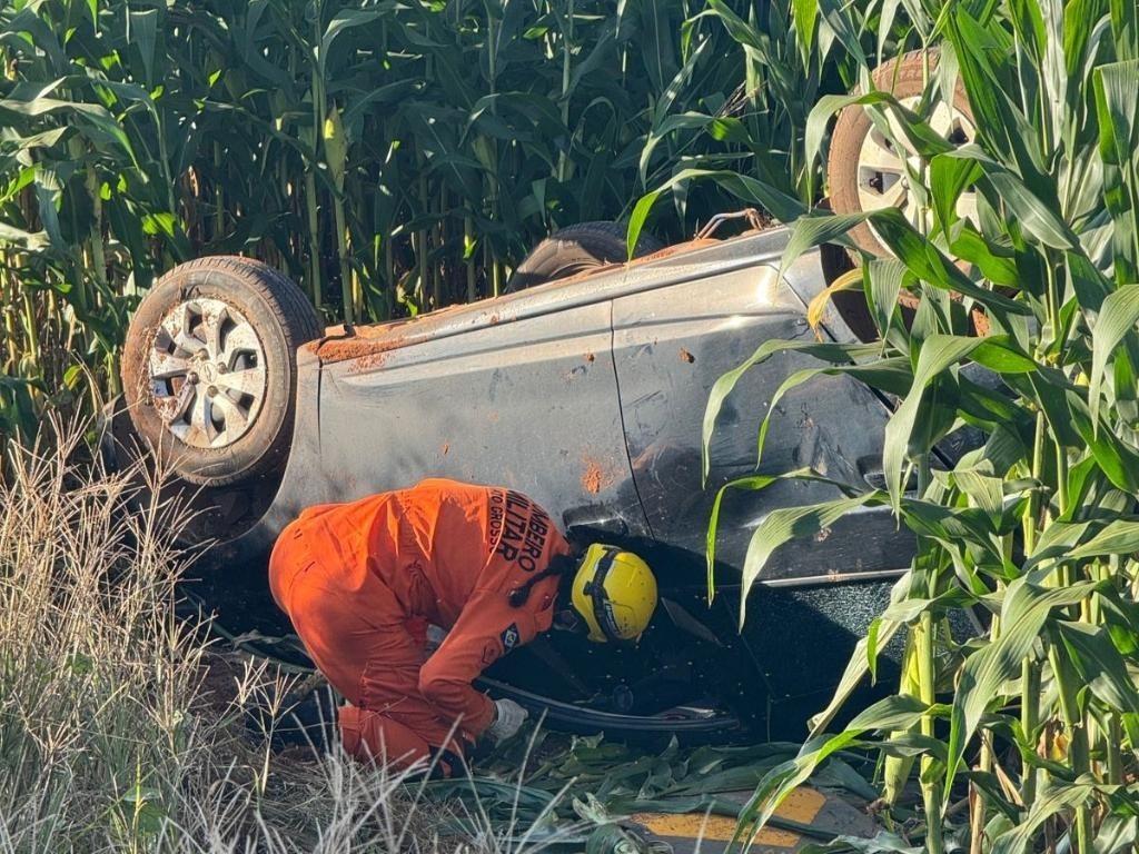 Corpo de Bombeiros atende três ocorrências de acidentes de trânsito em diferentes municípios