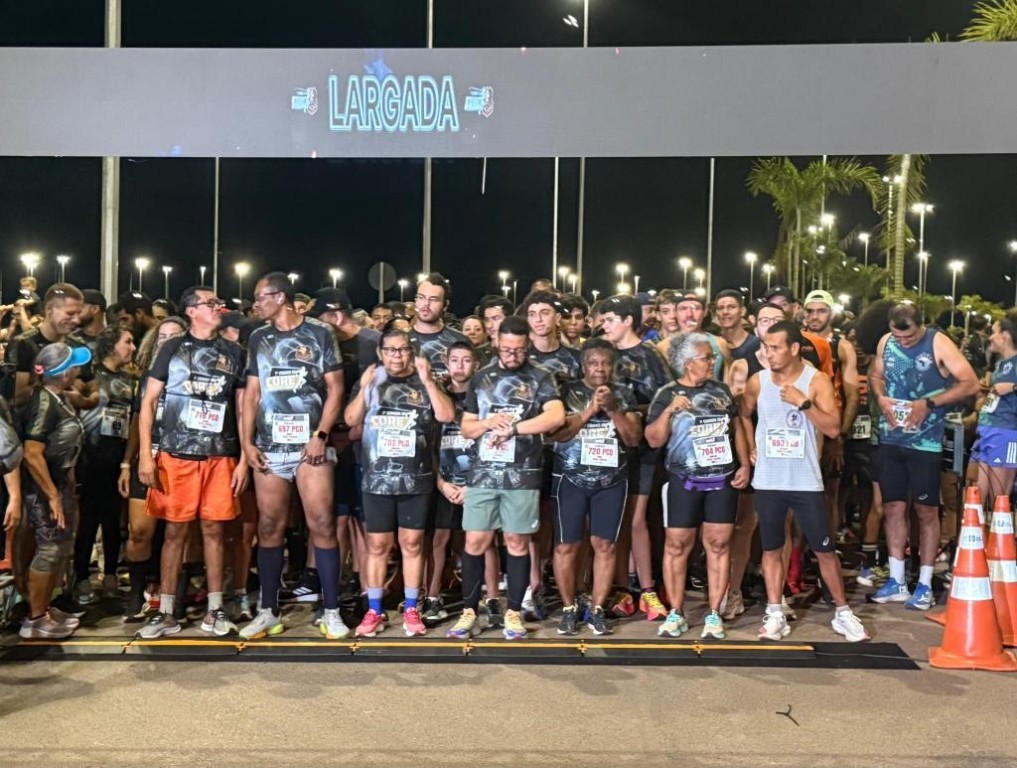 1ª Corrida da Core reúne 1,5 mil pessoas no Parque Novo Mato Grosso