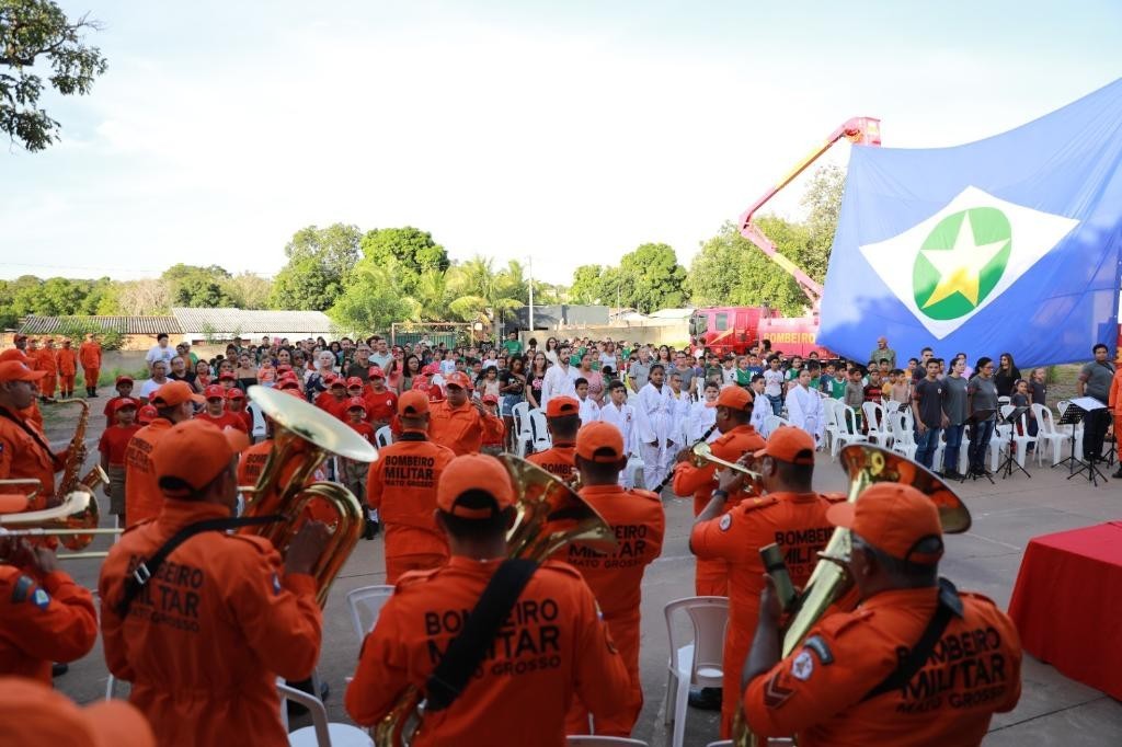 Corpo de Bombeiros inicia atividades dos projetos sociais em Cuiabá