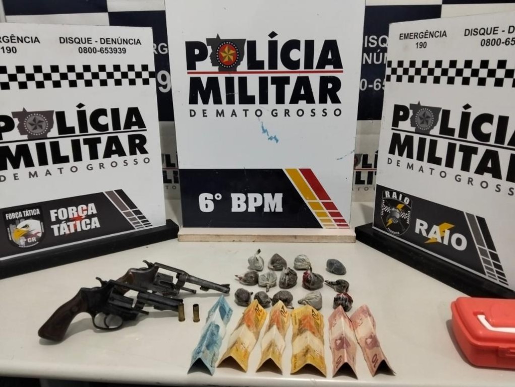 Polícia Militar detém dois adolescentes por porte ilegal de arma de fogo