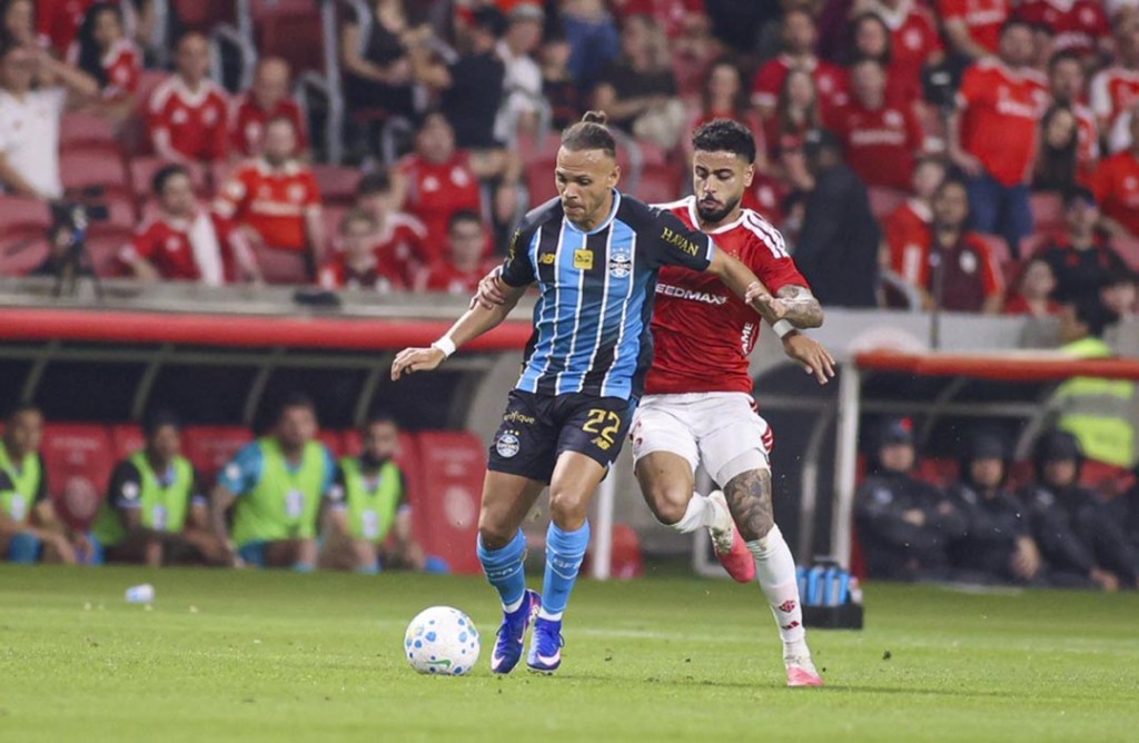 Inter e Grêmio ficam só no empate no jogo de ida das quartas da Copa do Brasil