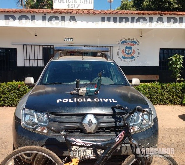 Polícia Civil prende autor de furto e recupera objetos em Nova Xavantina