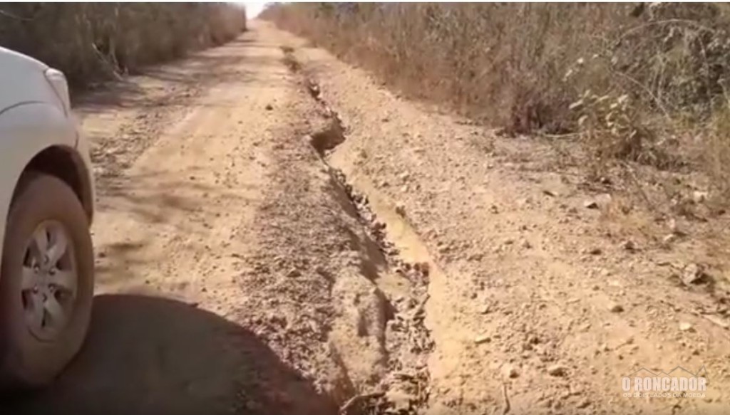 A estradas da Região do P.A. Safra, em Nova Xavantina, estão abandonadas