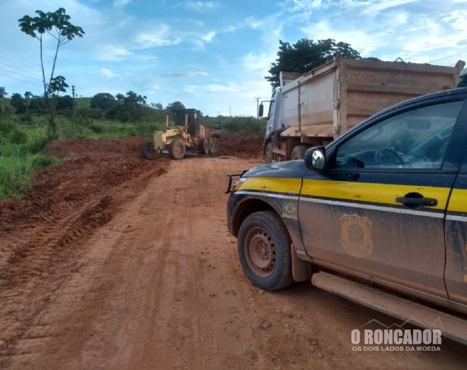PRF realiza operação ‘Estrada Aberta’ para evitar o isolamento de municípios em MT