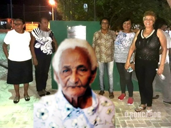 Vó Luíza é homenageada e praça central no setor Xavantina recebe o seu nome