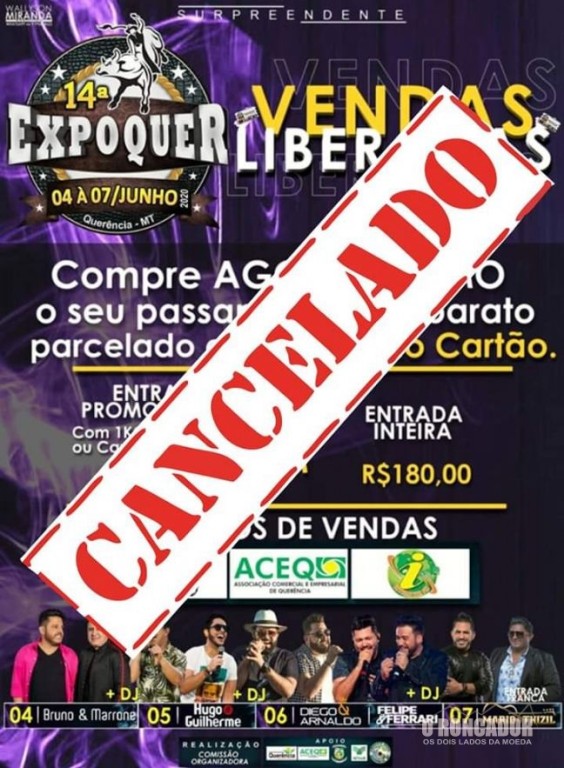 Querência – Expoquer foi cancelada, recursos serão destinados a saúde