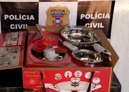 Polícia Civil de Nova Xavantina apreende jogos de panelas “falsas” e prende casal de ciganos por estelionato