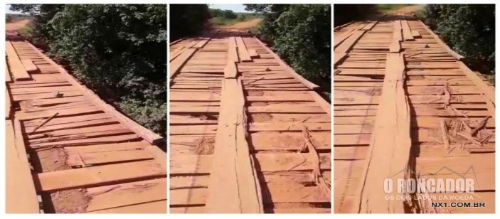 Prefeitura arruma ponte sob responsabilidade do governo estadual; Ponte interditada momentaneamente