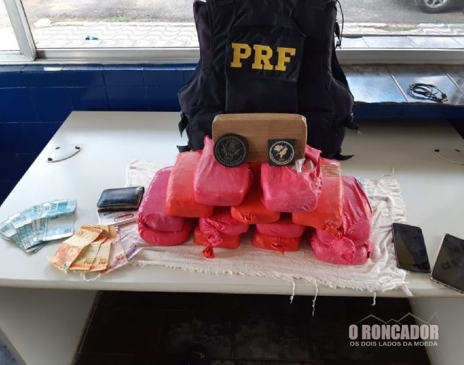 PRF apreende cocaína na BR-364, em Alto Garças