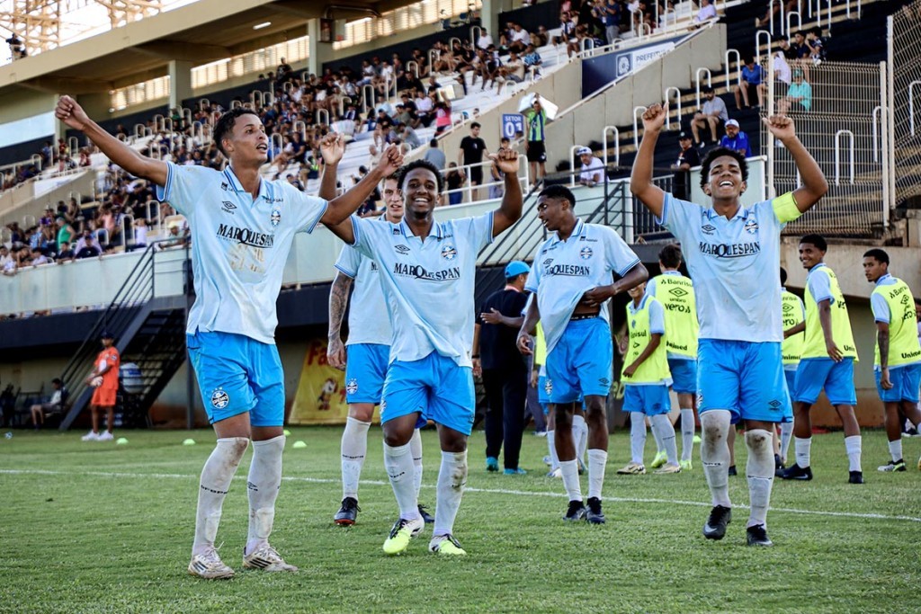 Grêmio aplica goleada de 7 a 0 no Galvez e encaminhando vaga na Copinha