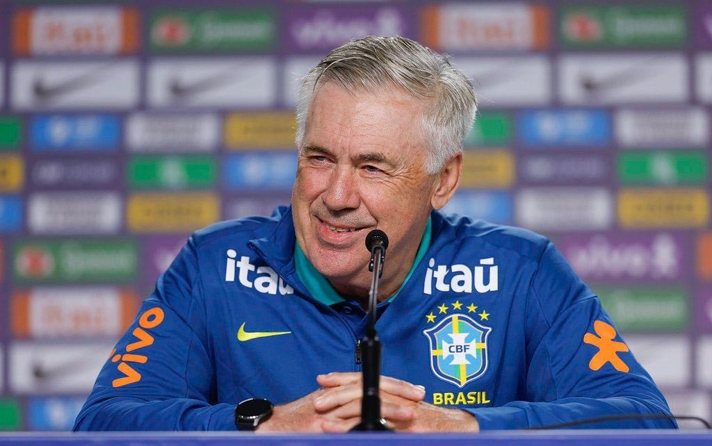 Ancelotti confirma mudanças na Seleção Brasileira para encarar “desafio da altitude” contra a Bolívia