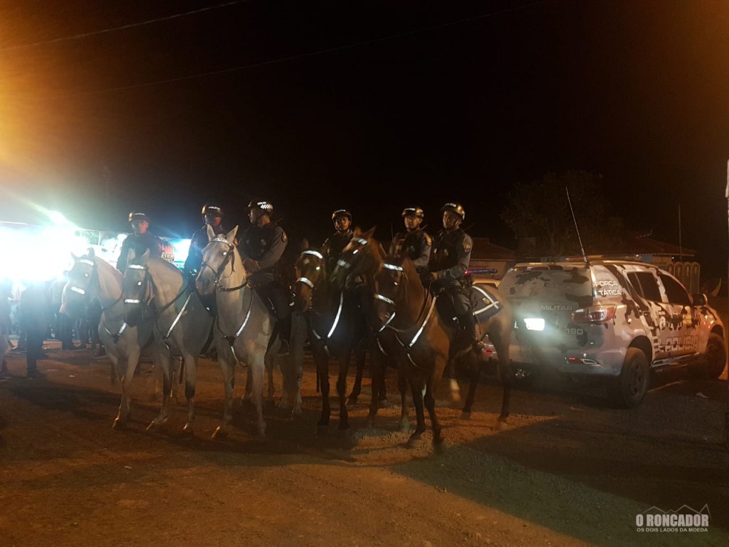 Polícia Militar realiza policiamento ostensivo na primeira noite do 2° NX Rodeio Music