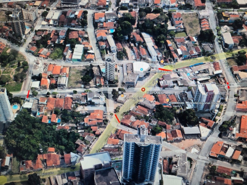 Cruzamento da Avenida São Sebastião com a Avenida Afonso Pena será interditado para reparos na drenagem