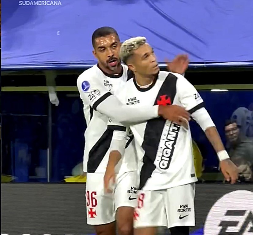 Vasco vence o Boca na Bombonera com um a menos e está a um empate da decisão da Sul-Americana