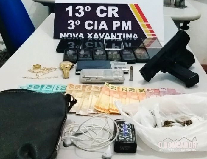 PM prende foragidos acusados de tráfico em Nova Xavantina