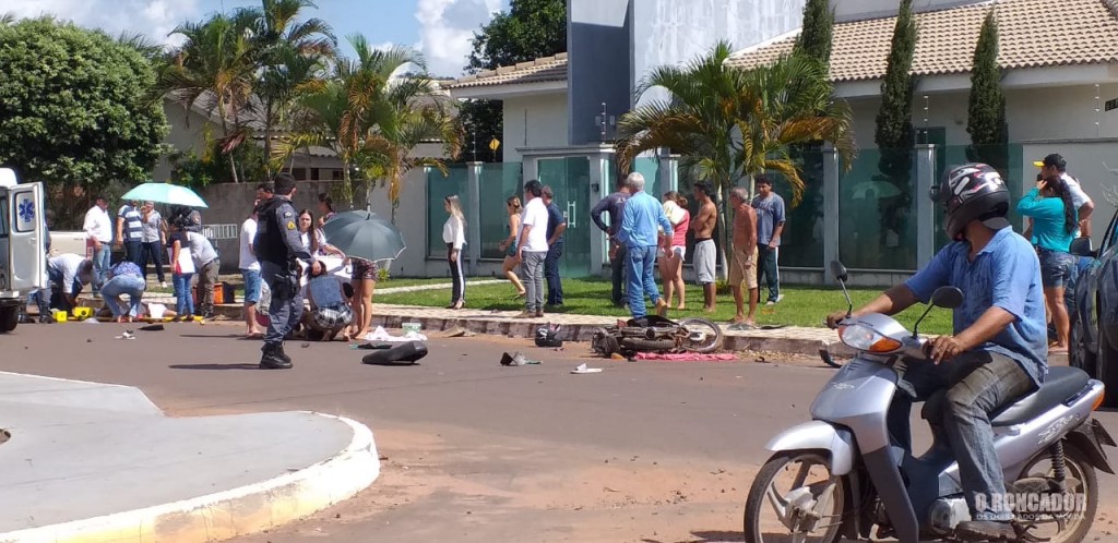 Acidente deixa uma jovem morta e outra ferida em Água Boa