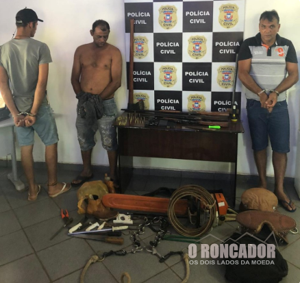 Quadrilha que roubava e abatia gado em fazendas e revendia em açougues é presa em Barra do Garças