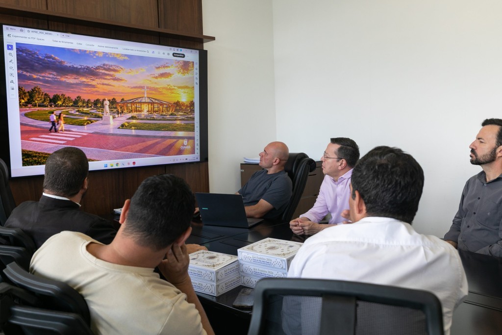 Prefeitura, Fiemt e instituição religiosa discutem parceria para valorizar Memorial João Paulo II
