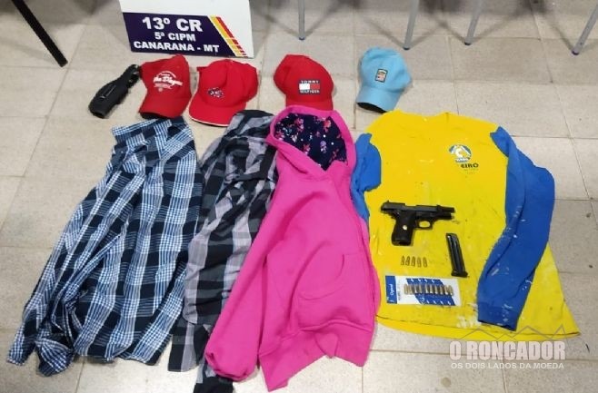 Dupla de criminosos que praticavam roubos em comércios em Água Boa e Canarana são presos