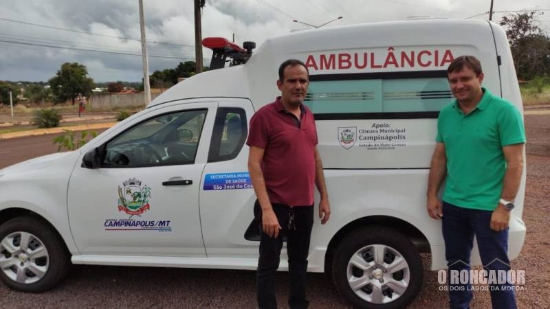 Câmara de Campinápolis devolve recursos e indica compra de ambulância