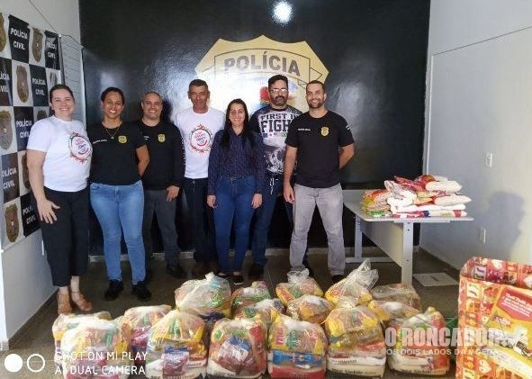 Polícia Civil de Água Boa arrecada 300 kg de alimentos na Campanha Natal Solidário