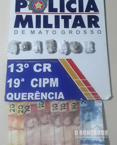 Mais duas pessoas são presas pela PM por tráfico de drogas em Querência