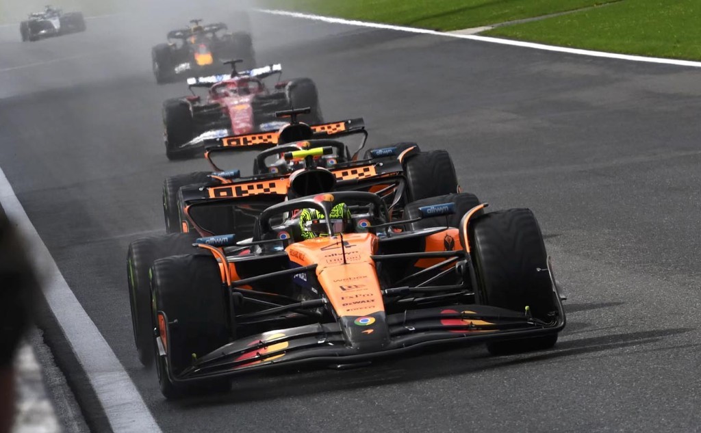 Oscar Piastri brilha sob chuva e vence o GP da Bélgica;  Bortoleto pontua em 9º