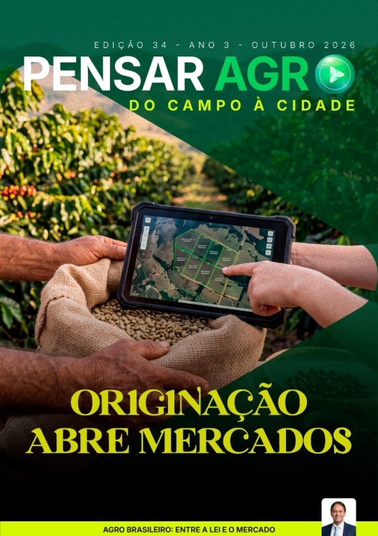 Com alcance em 57 países, Pensar Agro destaca originação na edição de outubro