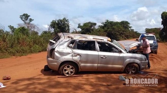 Pai e filho morrem durante capotamento de veículo na BR-158 próximo ao ‘Posto da Mata’