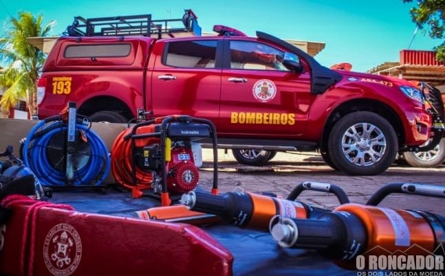 Corpo de Bombeiros de Nova Xavantina recebe veículo e diversos equipamentos novos;