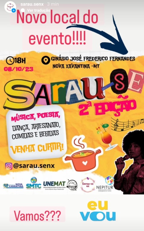 A 2ª Edição do SARAU-SE foi um SUCESSO!